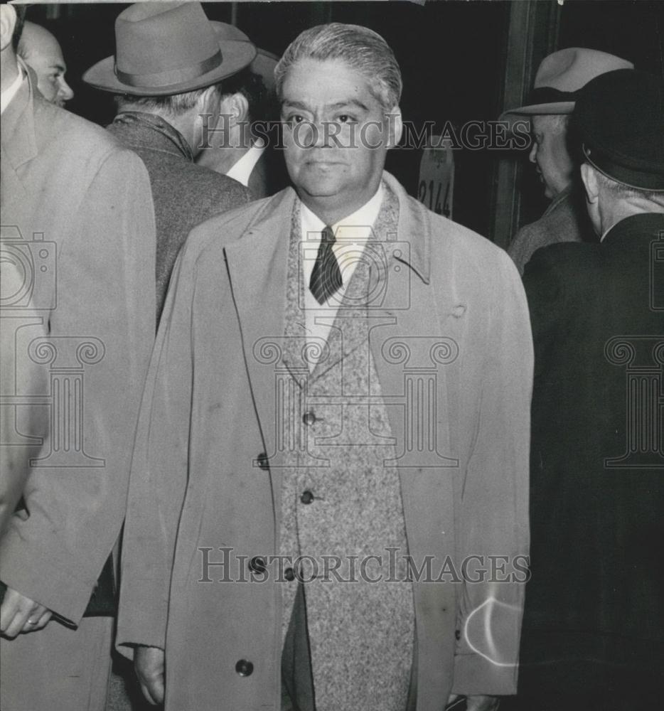 1955 Press Photo Gilberto loyo Mexican minister of Economics Iberc-America Day - Historic Images
