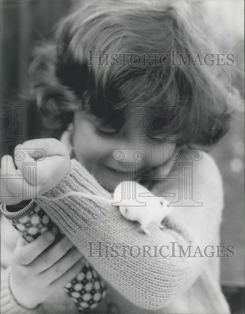 Press Photo Minney the Mouse - Historic Images