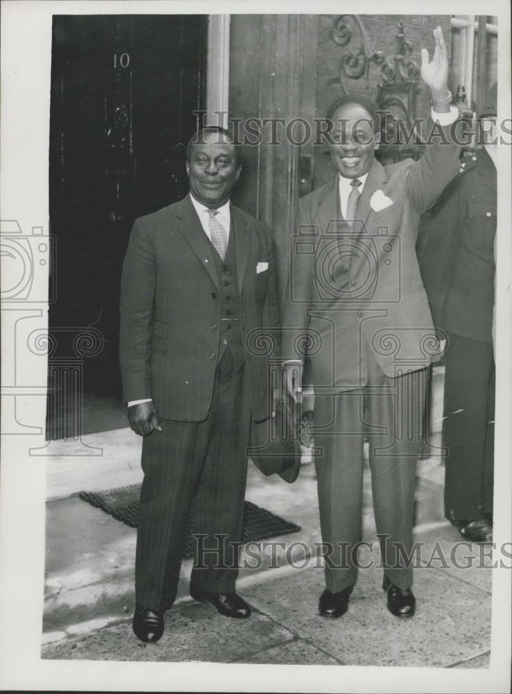 1959 Press Photo Dr. Nkrumah sees MR. Macmillan: - Historic Images