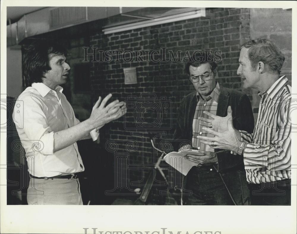 Press Photo Scene from Arthur Millers play The Amesium Clock&quot;&quot; - Historic Images