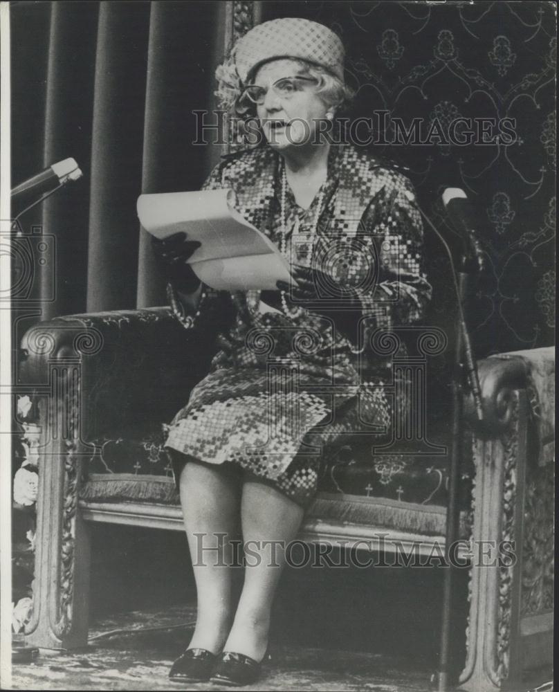 1974 Press Photo Netherlands Queen Juliana, Opening of Parliamentary Year - Historic Images