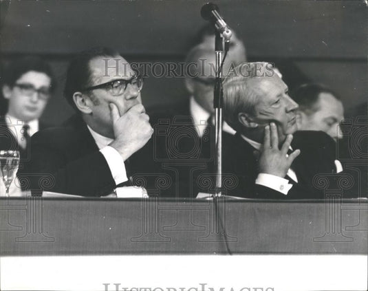 1969 Press Photo Mr. Reginald Maudling and Mr. Ted Heath - Historic Images
