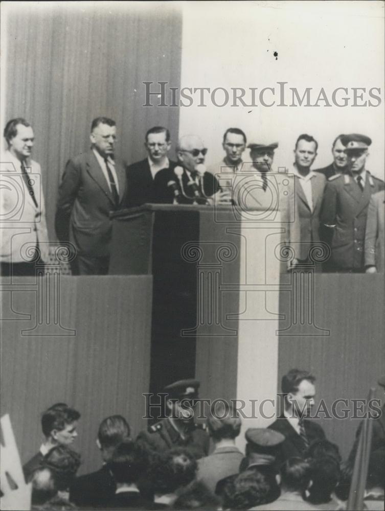 1956 Press Photo Dr. Otto Nuschke - Historic Images