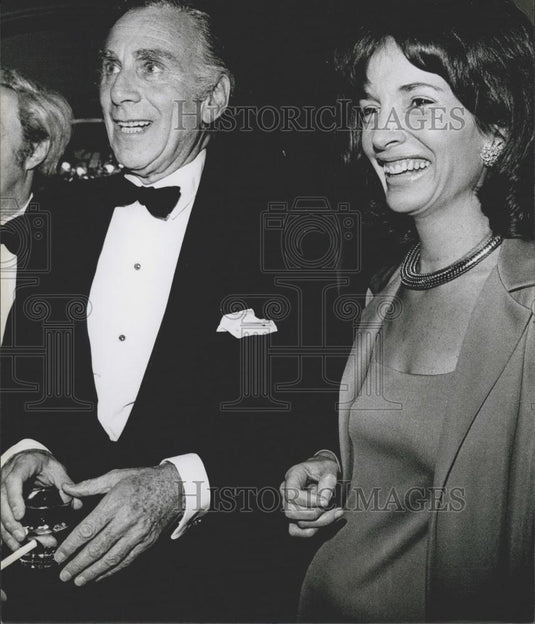 1974 Press Photo Goddard Lieberson and Lee Radziwill at Pierre Hotel N.Y.C - Historic Images