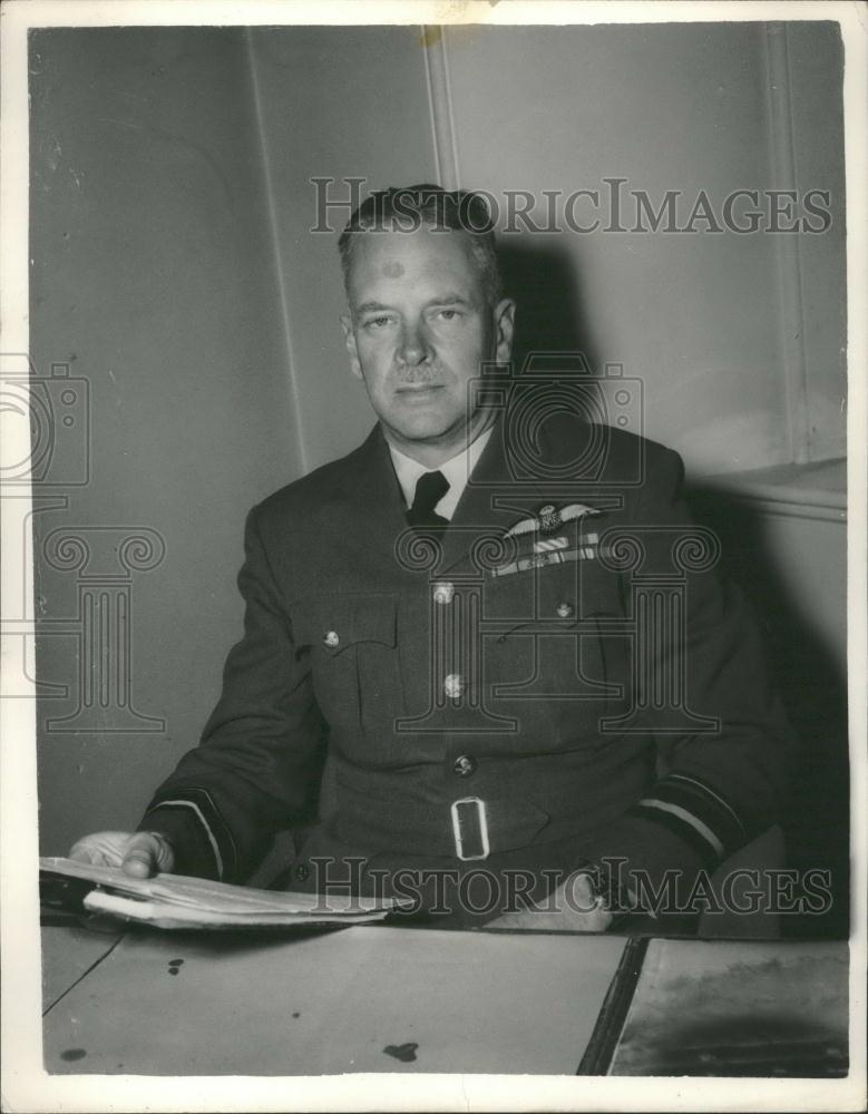 1956 Press Photo Air Vice-Marshal Arthur William Baynes McDonald - Historic Images