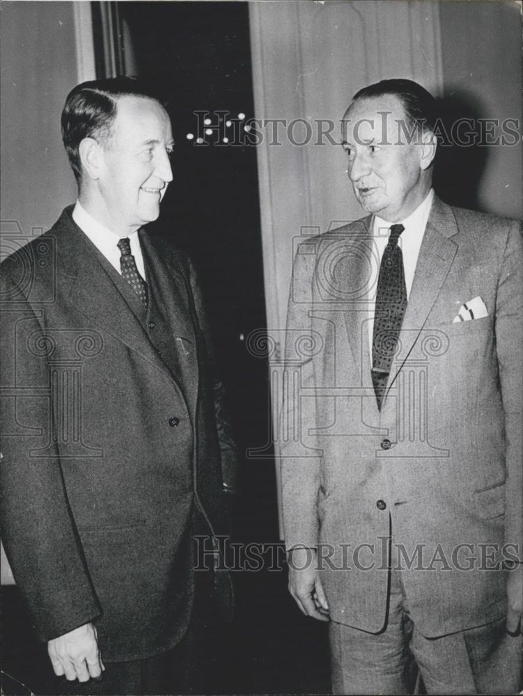 1957 Press Photo US envoy dward Thompson Wailes - Historic Images