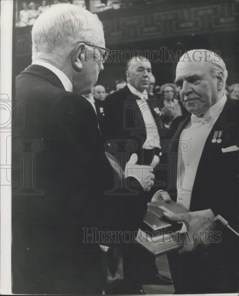 1967 Press Photo Nobel Prize Awards in Stockholm - Historic Images