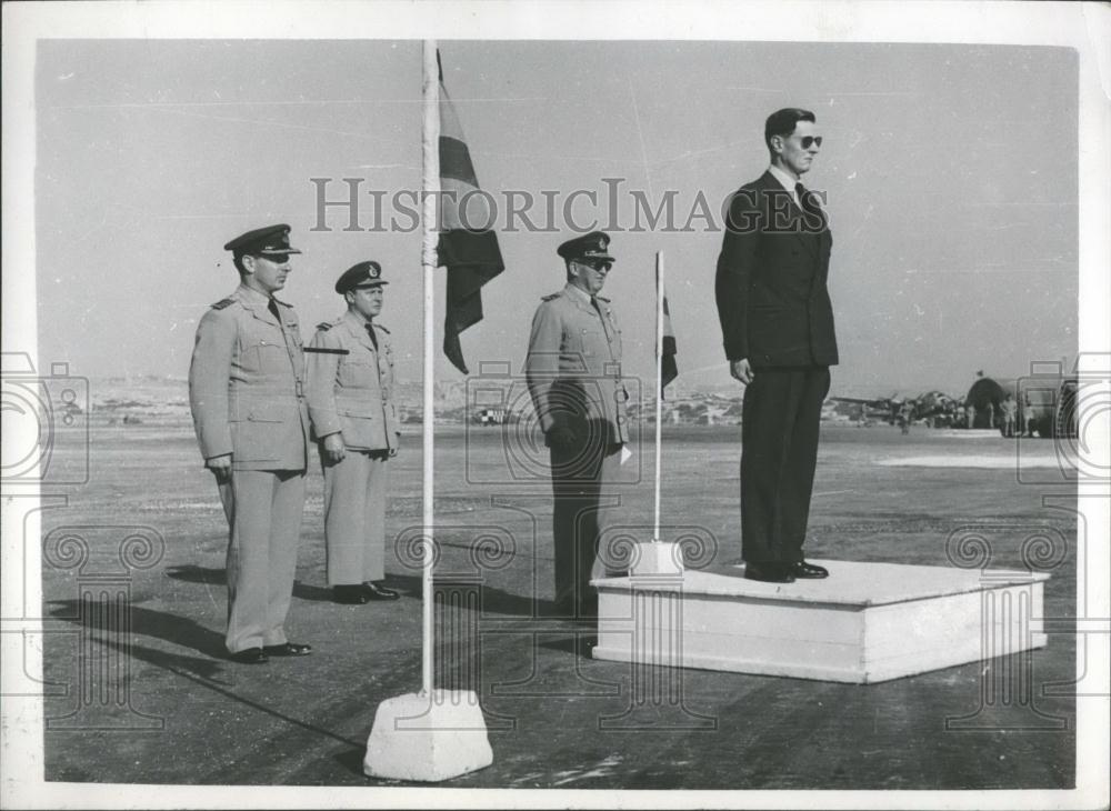 Press Photo Lord De L'isle and Dudley, V.C.Sec of State in Malta - Historic Images