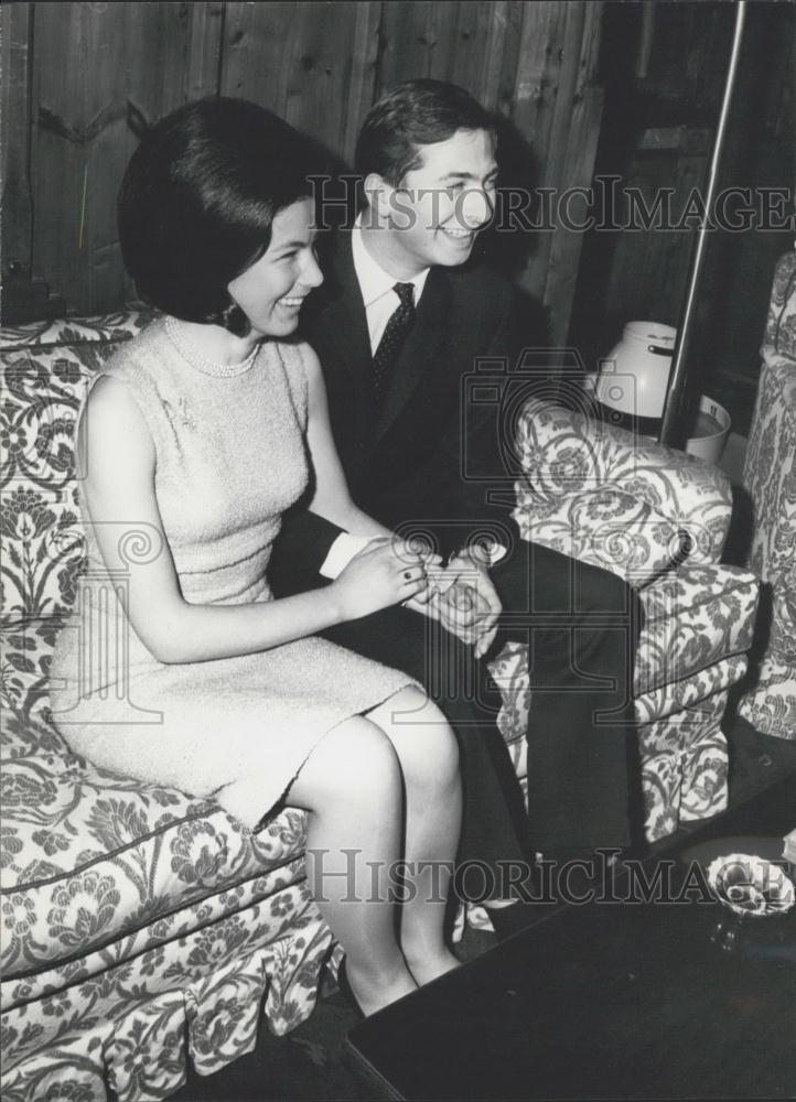 Press Photo Prince Hans Adam of Liechtenstein and Countess Marie Kinsky - Historic Images