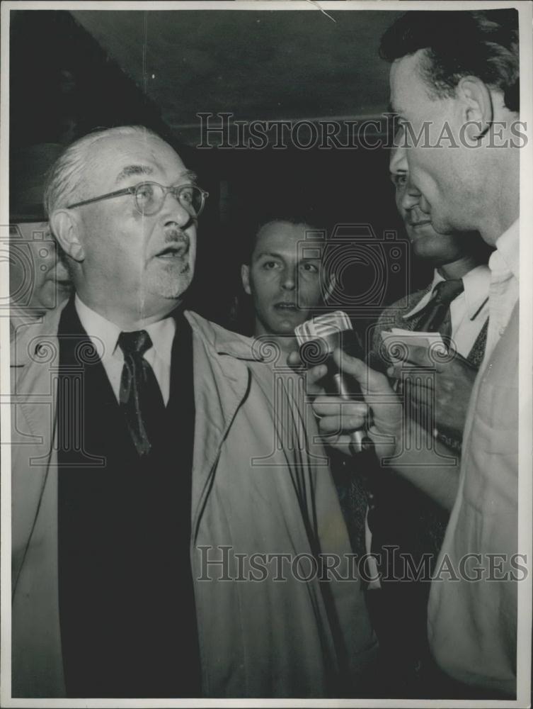 1953 Press Photo German Premier Otto Nuschke - Historic Images