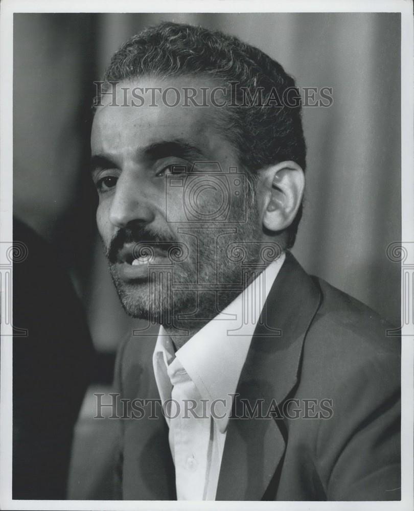1980 Press Photo Iran Prime Minister Rajai, United Nations - Historic Images