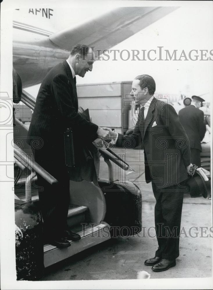 1958 Press Photo Netherlands Foreign Minister ,Dr. Joseph Luns - Historic Images