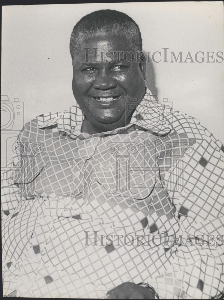 Press Photo Joshua Nkomo, President, Zimbabwe African People's Union - Historic Images