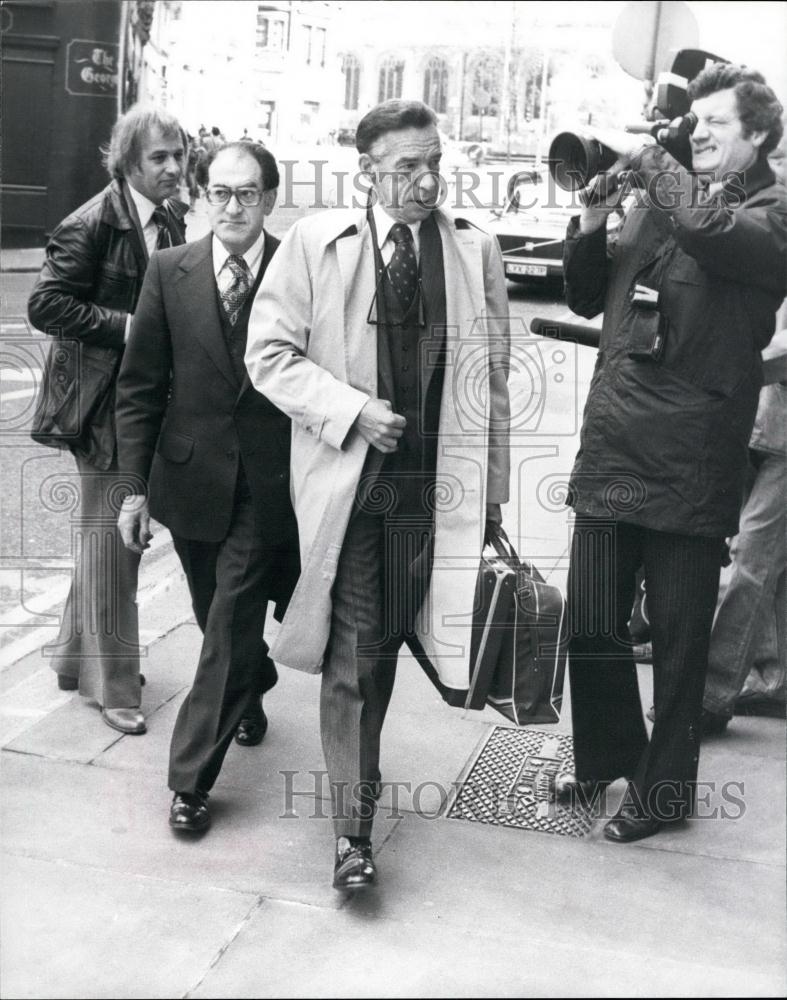 1979 Press Photo Peter Bessell,chief witness at Jeremy Thorpe trial - Historic Images