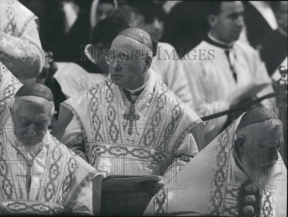 1965 Press Photo Pope Paul VI Attends Seance Of Ecumenical Council - Historic Images