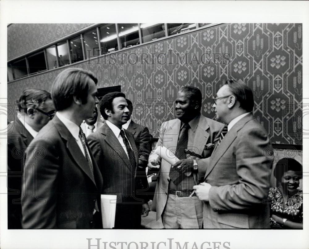 1977 Press Photo UN Security Council on Rhodesia - Historic Images