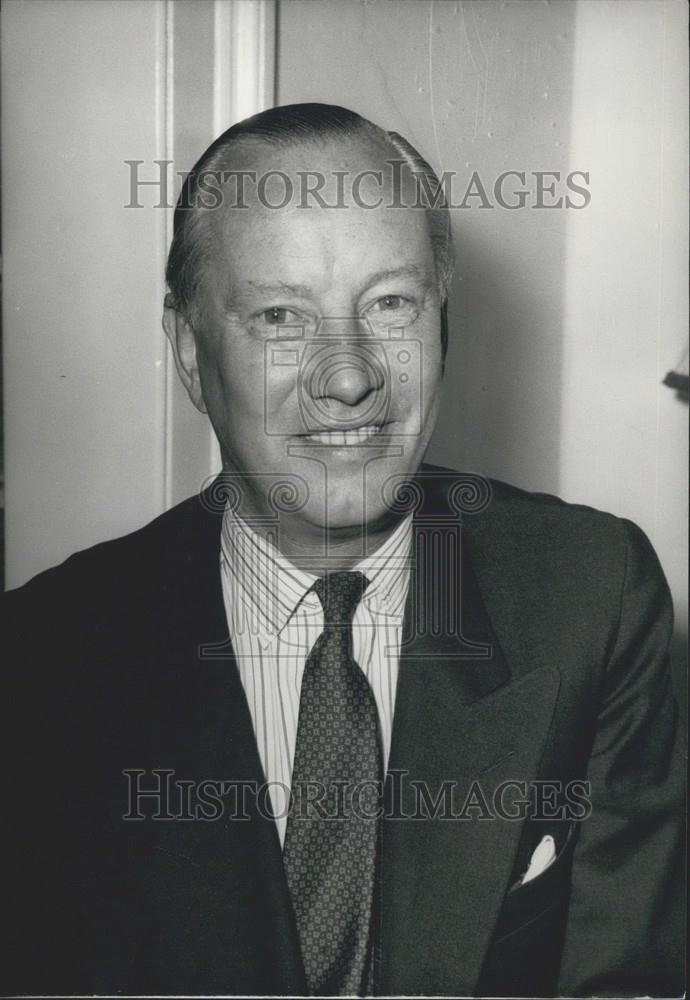 1958 Press Photo Sir Geoffrey Wallinger New British Ambassador Brazil - Historic Images