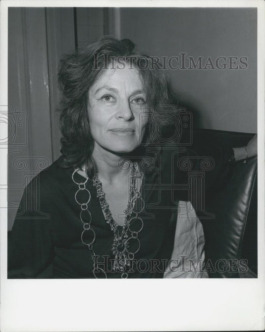 1974 Press Photo Viveca Lindfors - Historic Images