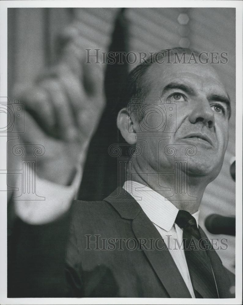 1968 Press Photo Senator George McGovern, Democratic Nomination, President - Historic Images