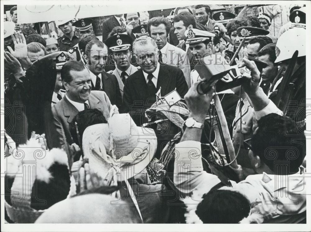 1973 Press Photo Venezuela President Caldora - Historic Images