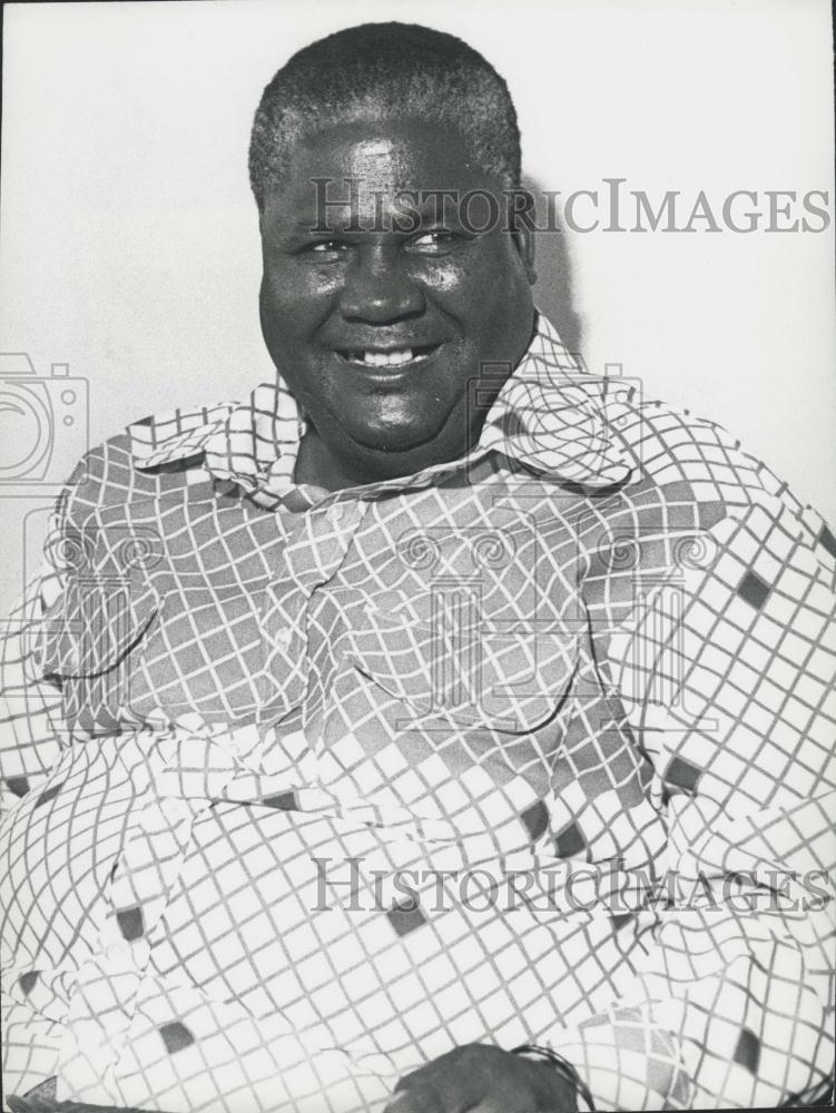 Press Photo Joshua Nkomo, President, Zimbabwe African People&#39;s Union - Historic Images