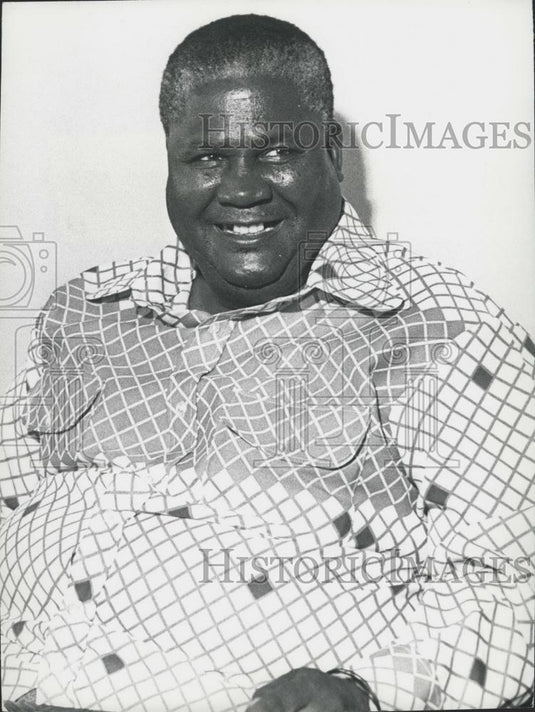 Press Photo Joshua Nkomo, President, Zimbabwe African People's Union - Historic Images