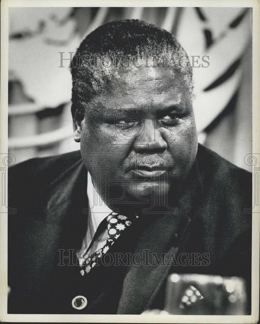 1978 Press Photo Joshua Nkomo, President, Zimbabwe African People's Union - Historic Images