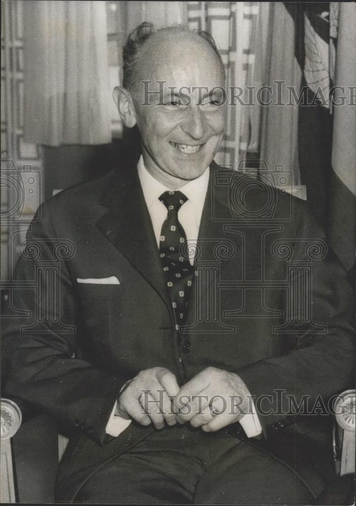 1967 Press Photo Robert Lecourt to preside over European Communities Court of Ju - Historic Images