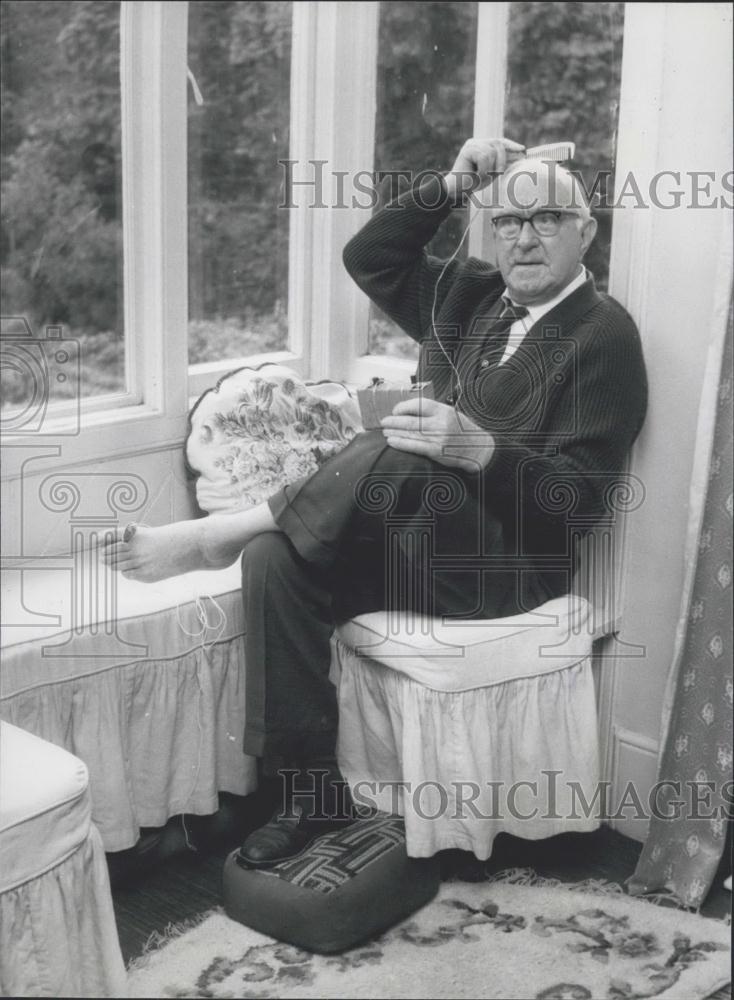 Press Photo Major Hirtzel, Electrical, Mechanical Engineer - Historic Images