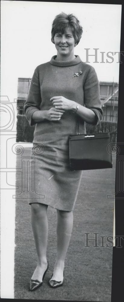 1965 Press Photo Britain&#39;s top tennis girl ,Christine Truman - Historic Images