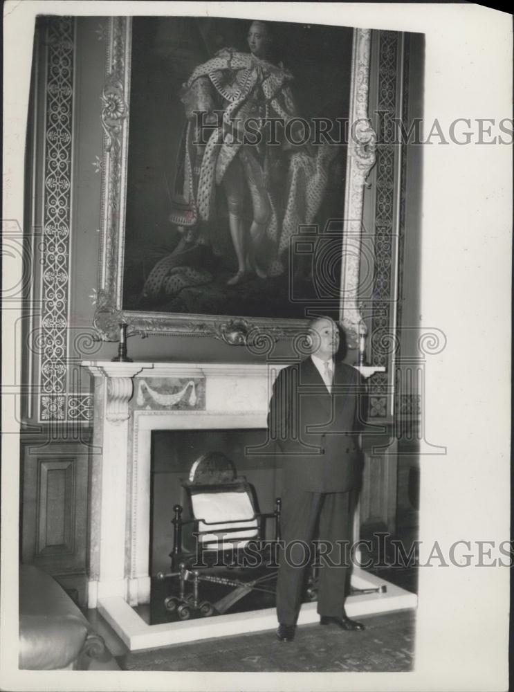 1955 Press Photo UK Foreign Secretary Selwyn Lloyd - Historic Images