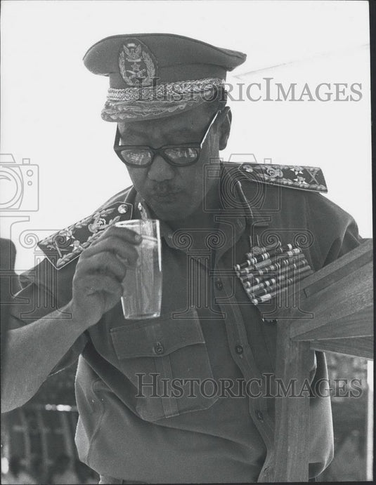 Press Photo President Gaafer Mohamed Nimeri - Historic Images
