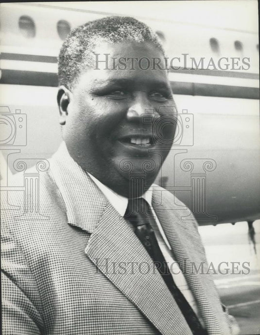 1976 Press Photo Joshua Nkomo, President, Zimbabwe African People's Union - Historic Images