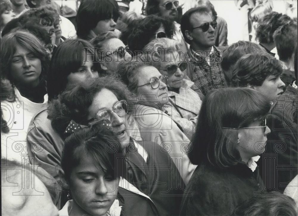 1984 Press Photo No voting right for women in the Swiss canton Appenzell - Historic Images