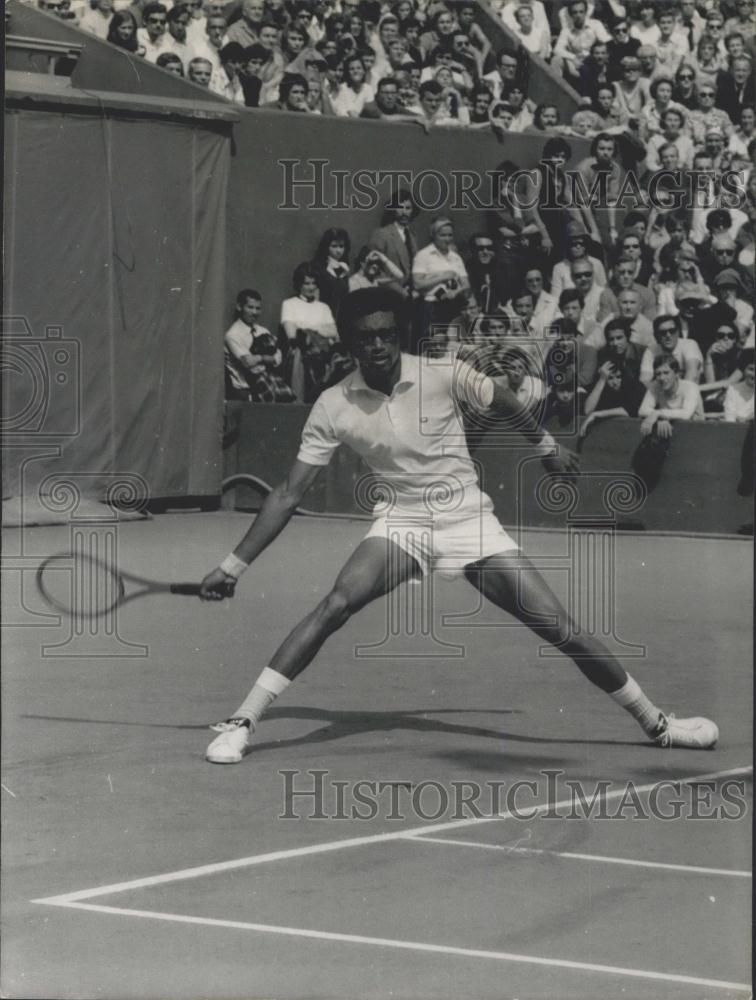 1980 Press Photo Arthur Ashe, International Tennis Championship - Historic Images