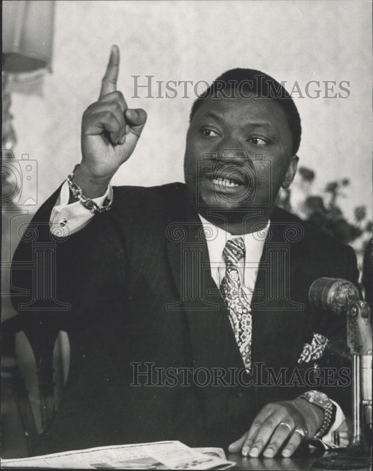 1972 Press Photo Foreign Minister of Zaire Nguza Karl L'Bond - Historic Images