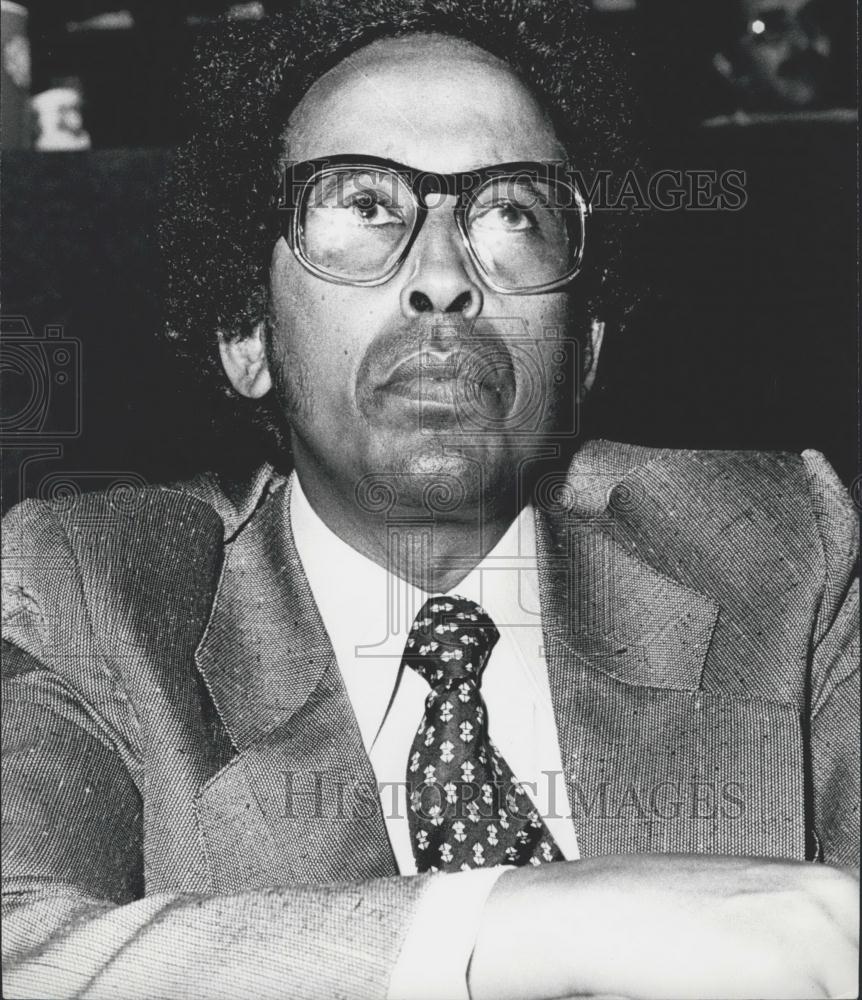 1980 Press Photo Dr. Abdurahman Jama Barre, Minister, Foreign Affairs, Somalia - Historic Images