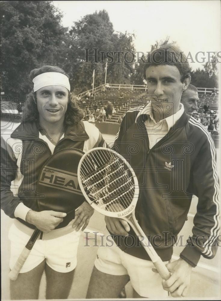 Press Photo Tennis player Roger Vasselin - Historic Images