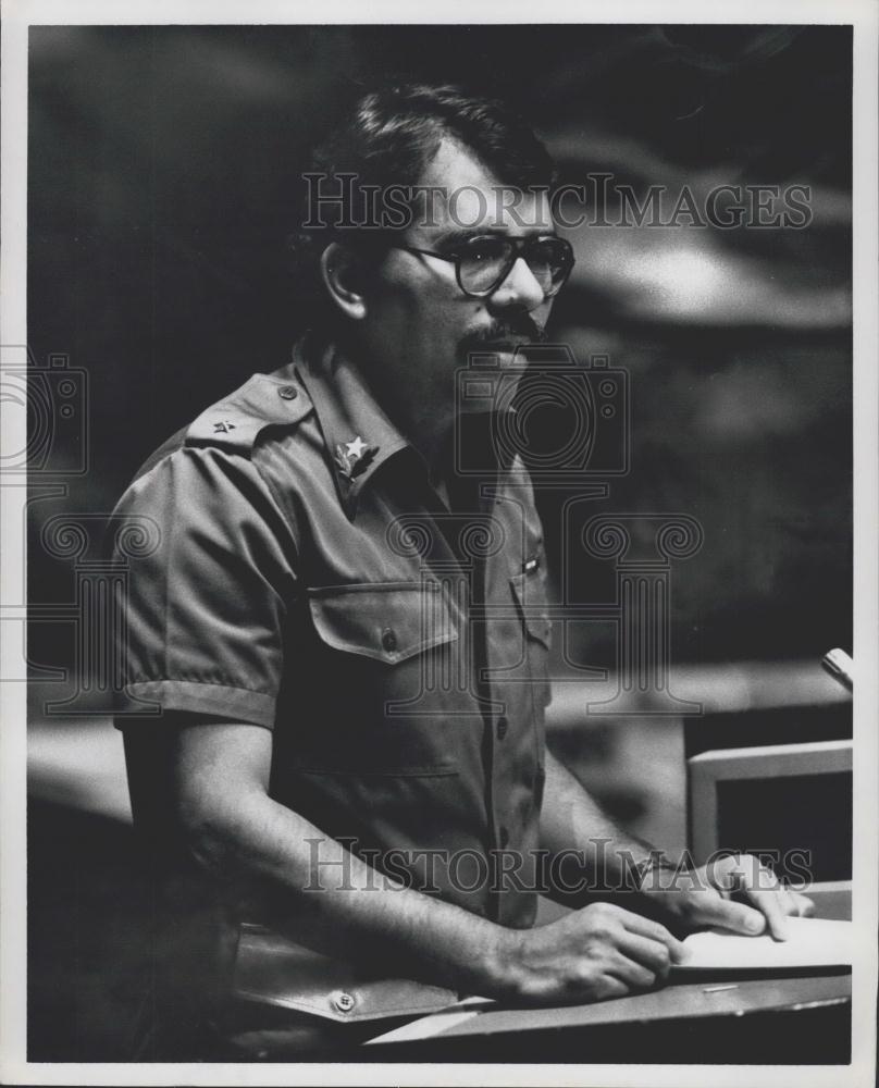 Press Photo Leader of the Nicaraguan Junta. ,Daniel Ortega - Historic Images