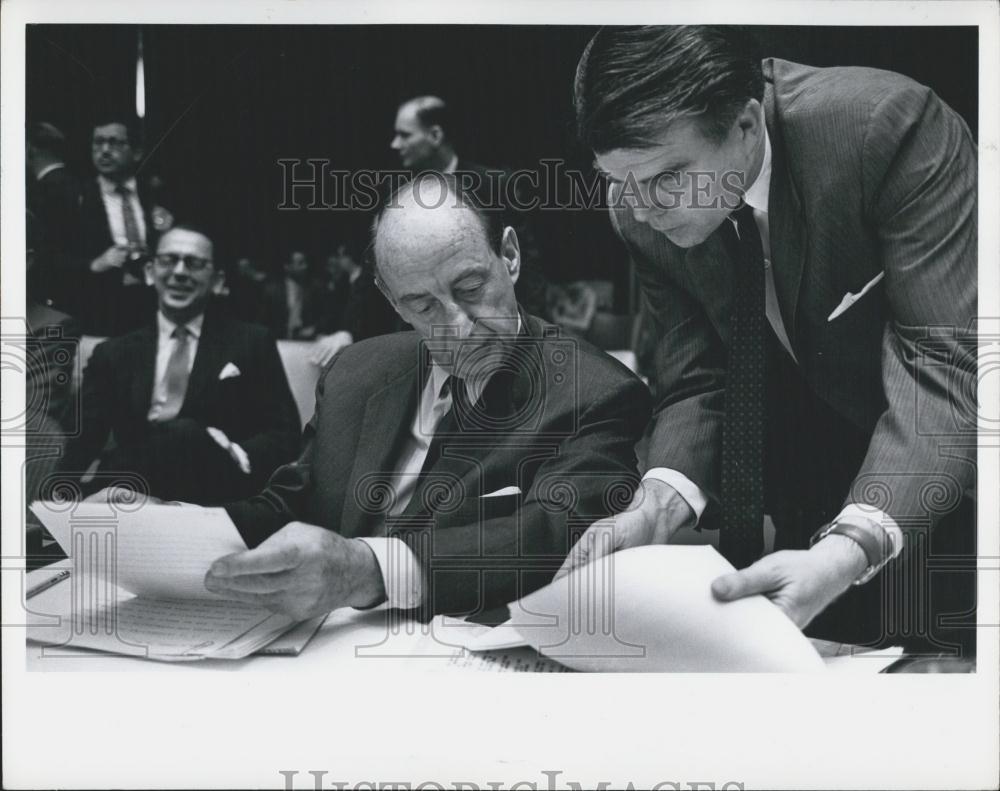 1965 Press Photo Ambassador Adlai Stevenson In UN - Historic Images