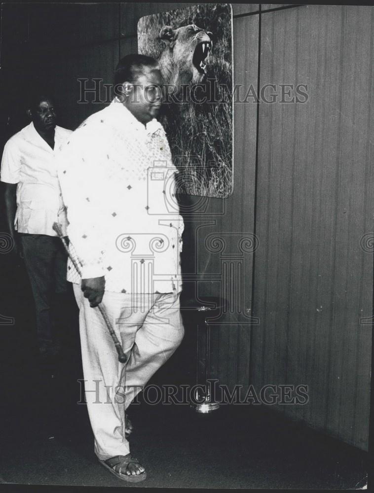 Press Photo Joshua Nkomo, President, Zimbabwe African People's Union - Historic Images
