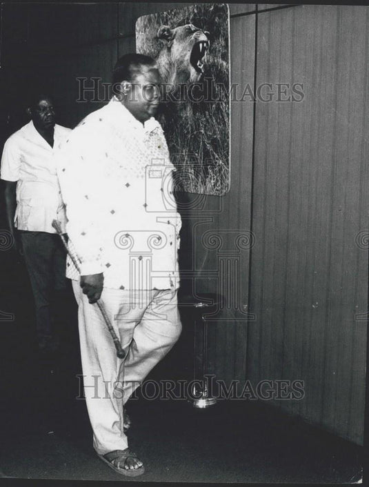 Press Photo Joshua Nkomo, President, Zimbabwe African People's Union - Historic Images