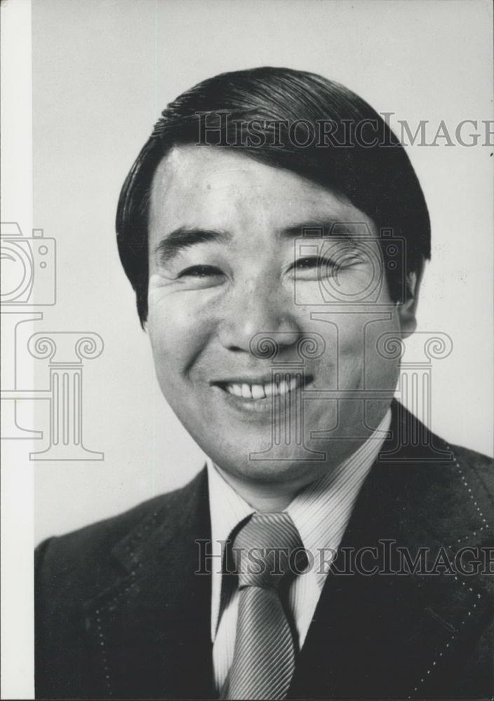 Press Photo Eizaburo Maejima; Member Of House Of Councillors - Historic Images