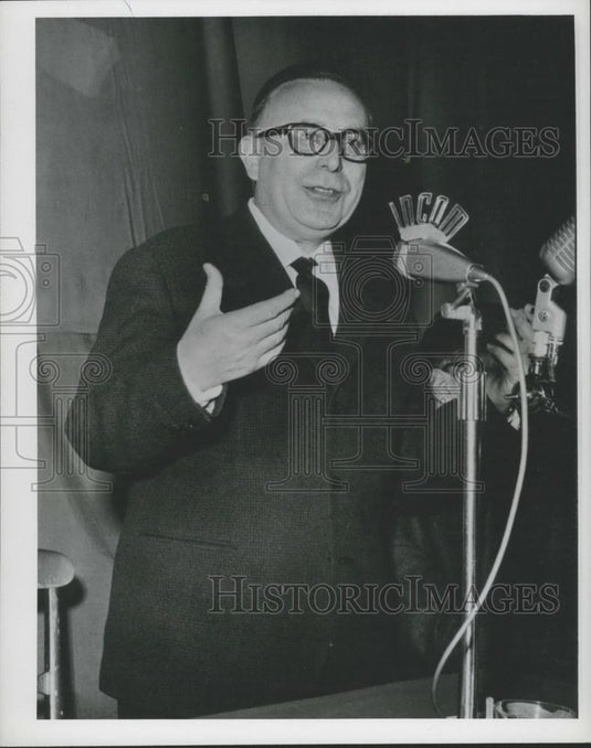 1964 Press Photo Sec of the Italian Christian Democratic Party ,Mariano Rumor - Historic Images