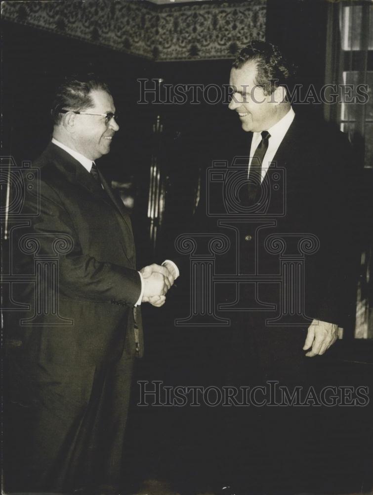 1967 Press Photo ex Vice-President of the United States Mr. Nixon - Historic Images