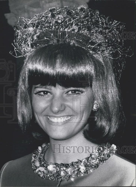 1966 Press Photo Blanche Cardin & Director Mario Forges Davanzati Marry in Rome - Historic Images