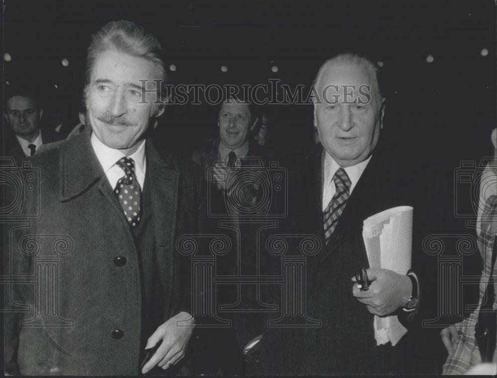 1975 Press Photo Edgurdo Sogno & Kandolfo Pacciardi - Historic Images