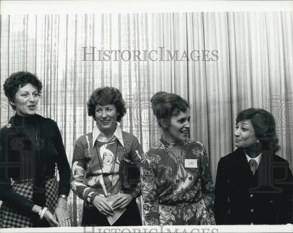 1975 Press Photo UN International Women's Day Conference - Historic Images