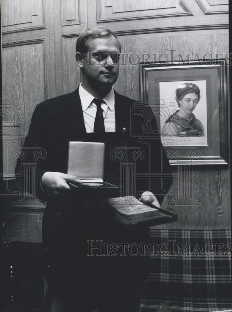 1968 Press Photo Film Manager Jan Troell Berlin International Film Festival - Historic Images