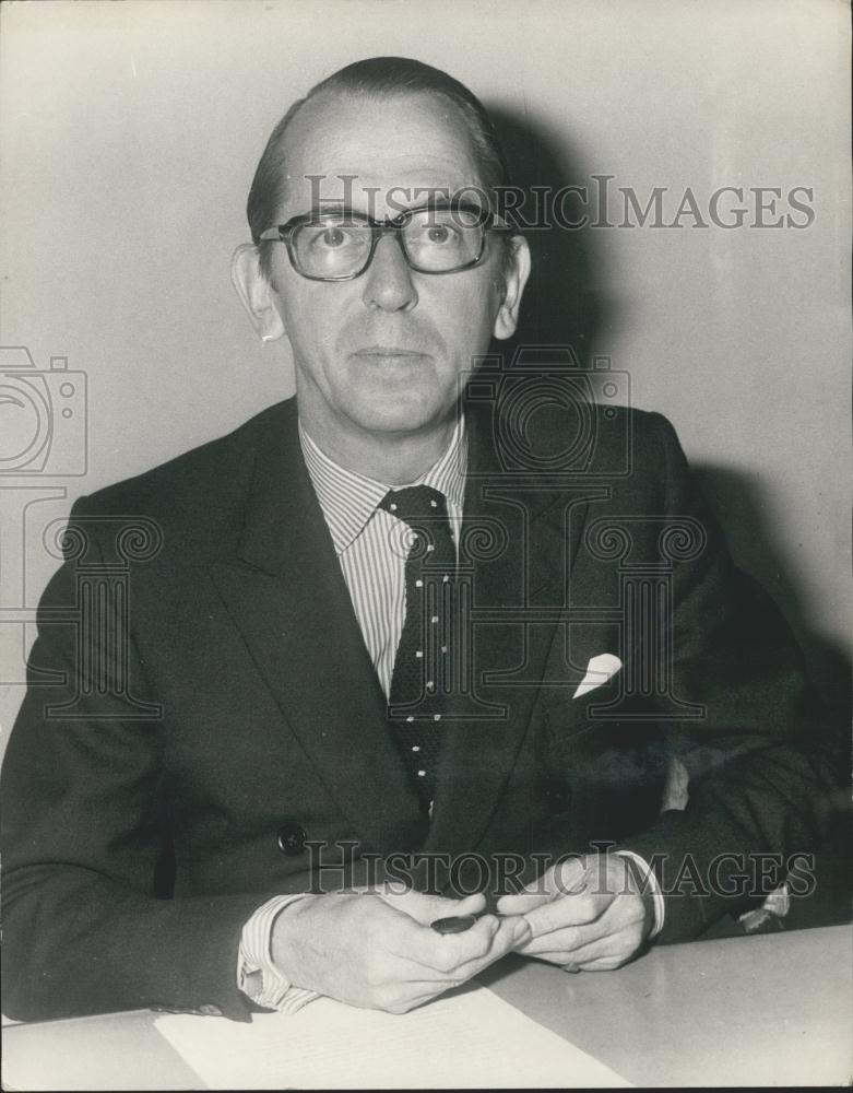 1969 Press Photo Ambassador Designate Alan Hugh Campbell At Addis Ababa - Historic Images